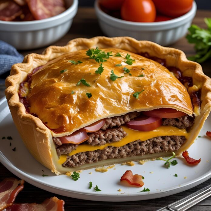 Bacon Cheeseburger Pie Recipe