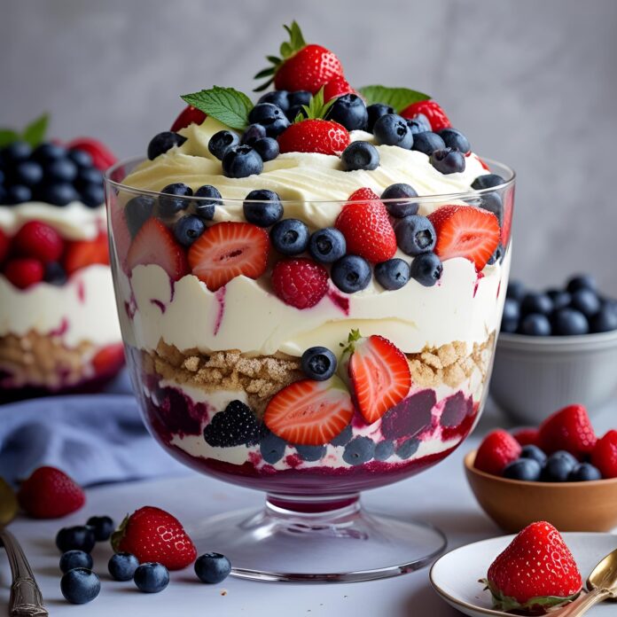 Berry Trifle With Cheesecake Recipe