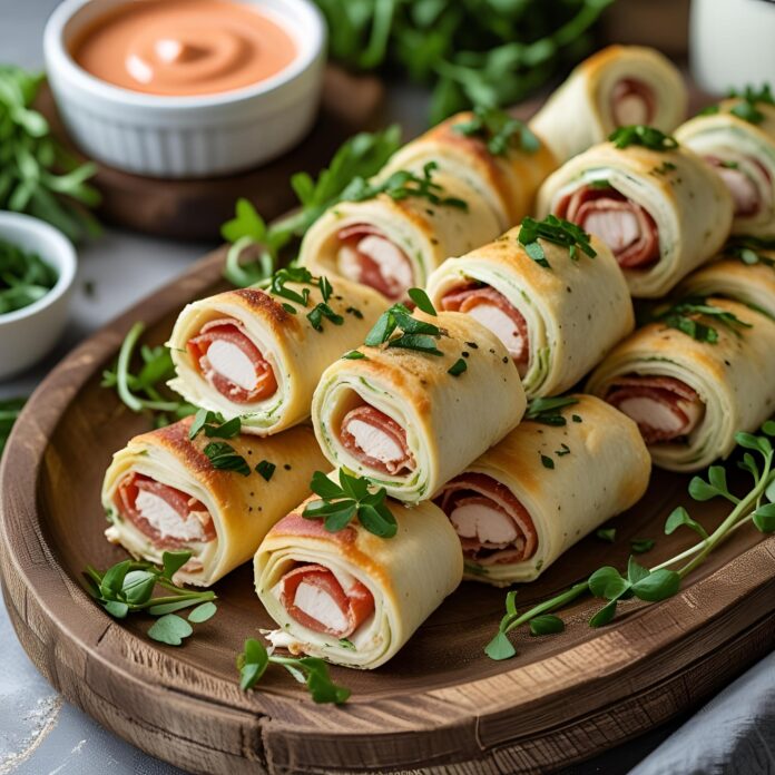 Chicken Bacon Ranch Roll-Ups Recipe
