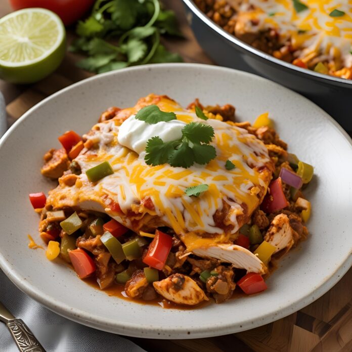 Chicken Fajitas Casserole Recipe