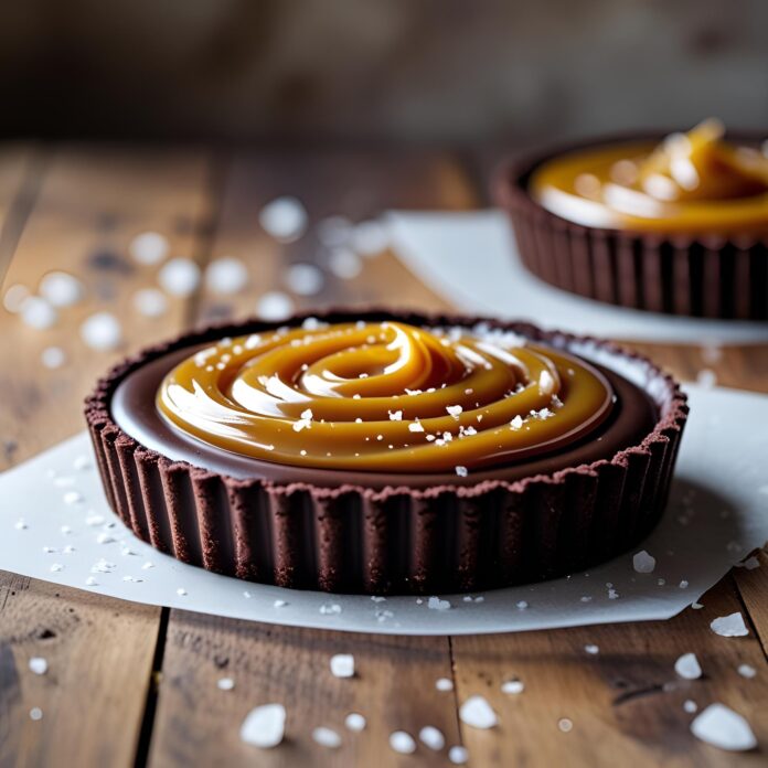 Chocolate Tart with Salted Caramel Recipe