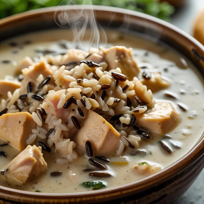 Creamy, Chicken and Wild Rice Soup Recipe