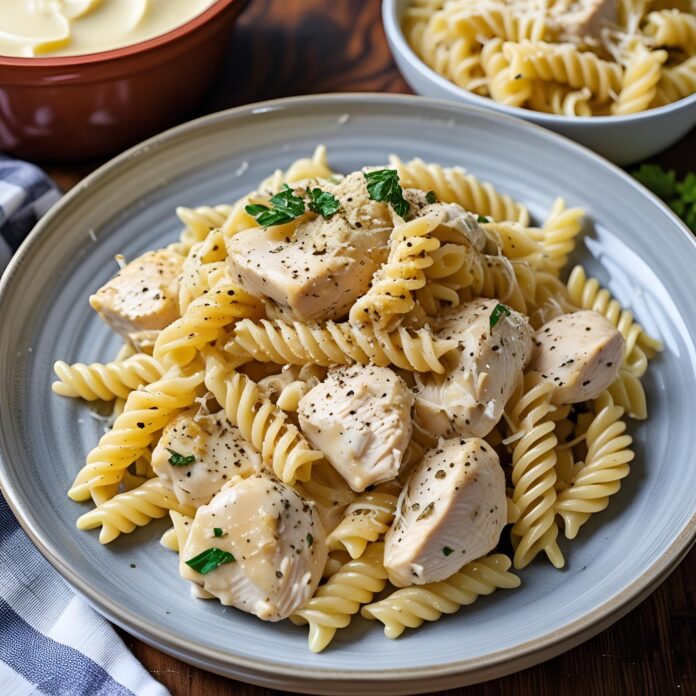 Creamy Cowboy Butter Chicken Pasta Recipe