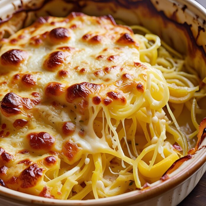 Creamy Spaghetti Squash Gratin Recipe