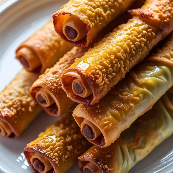 Crispy Golden Brown Egg Rolls Recipe