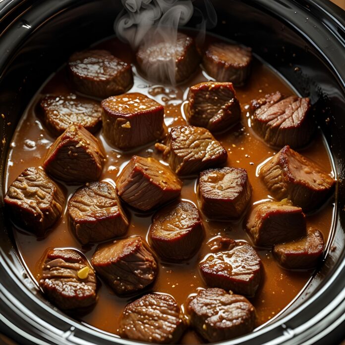 Crock Pot Steak Bites Recipe