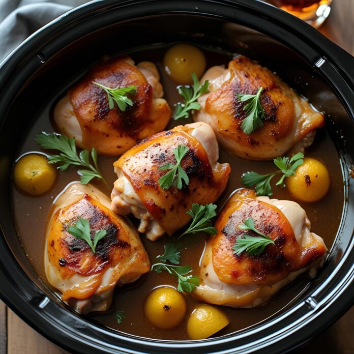 Crockpot Bourbon Chicken Recipe