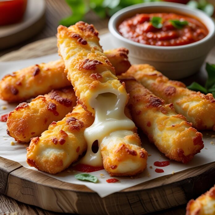 Crunch Mozzarella Sticks Recipe
