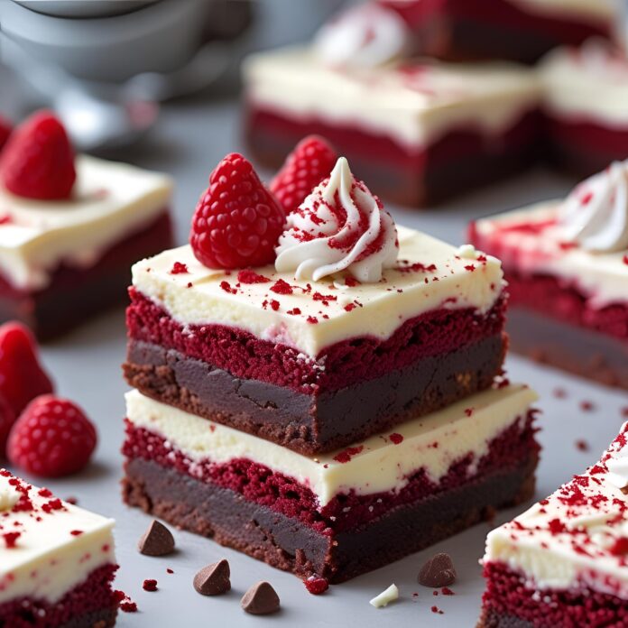 Decadent Red Velvet Cheesecake Brownies Recipe