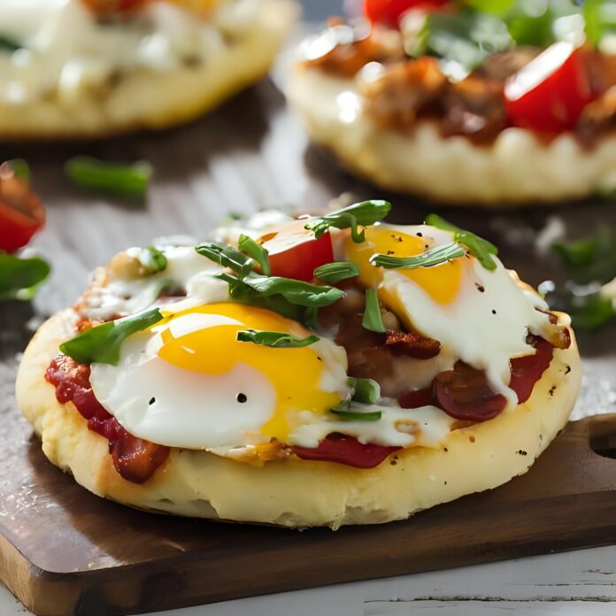 English Muffin Breakfast Pizza Recipe