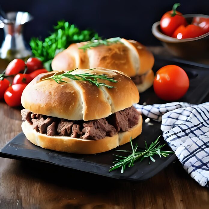Fluffy Pan Bread With Beef Recipe