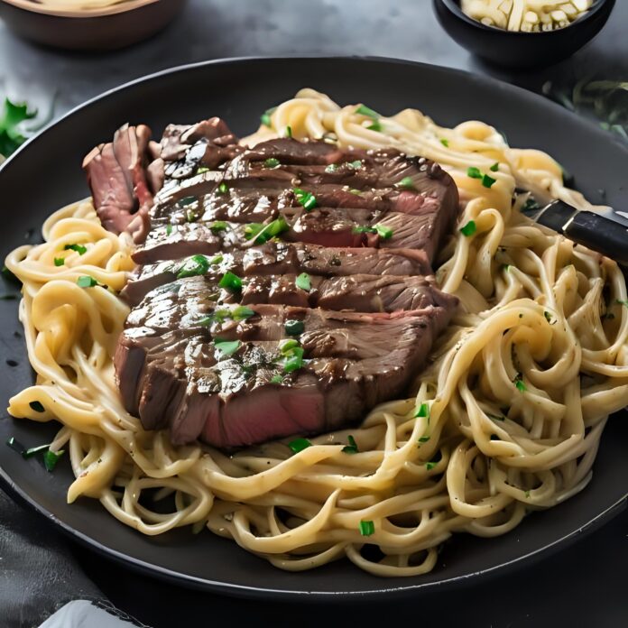 Garlic Butter Steak and Noodles Recipe