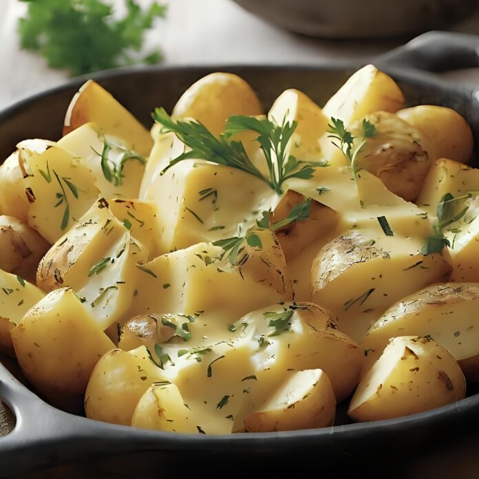 Golden Cheese and Herb Potato Recipe