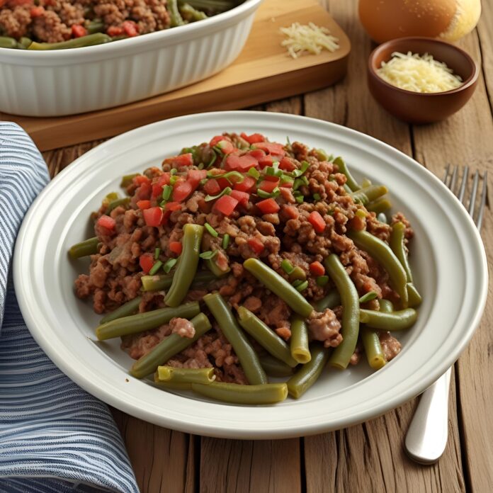 Hamburger Green Bean Casserole Recipe