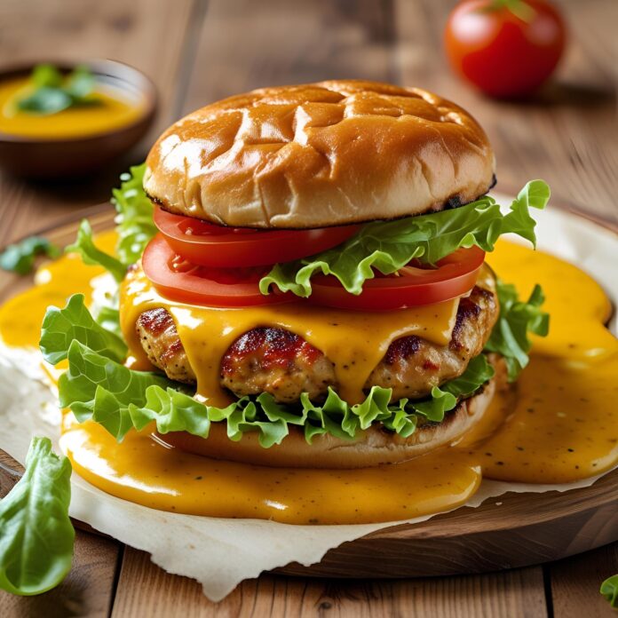 Honey-Mustard Chicken Burger Recipe