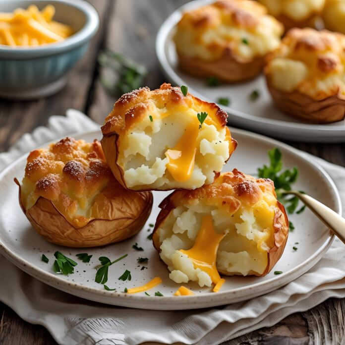 Mashed Potato Cheese Puffs Recipe