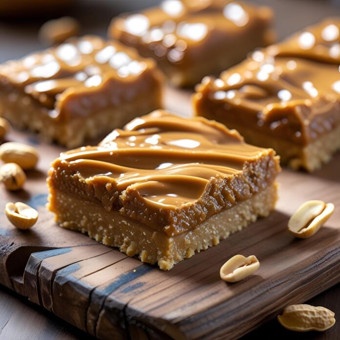 No Bake Peanut Butter Bars Recipe