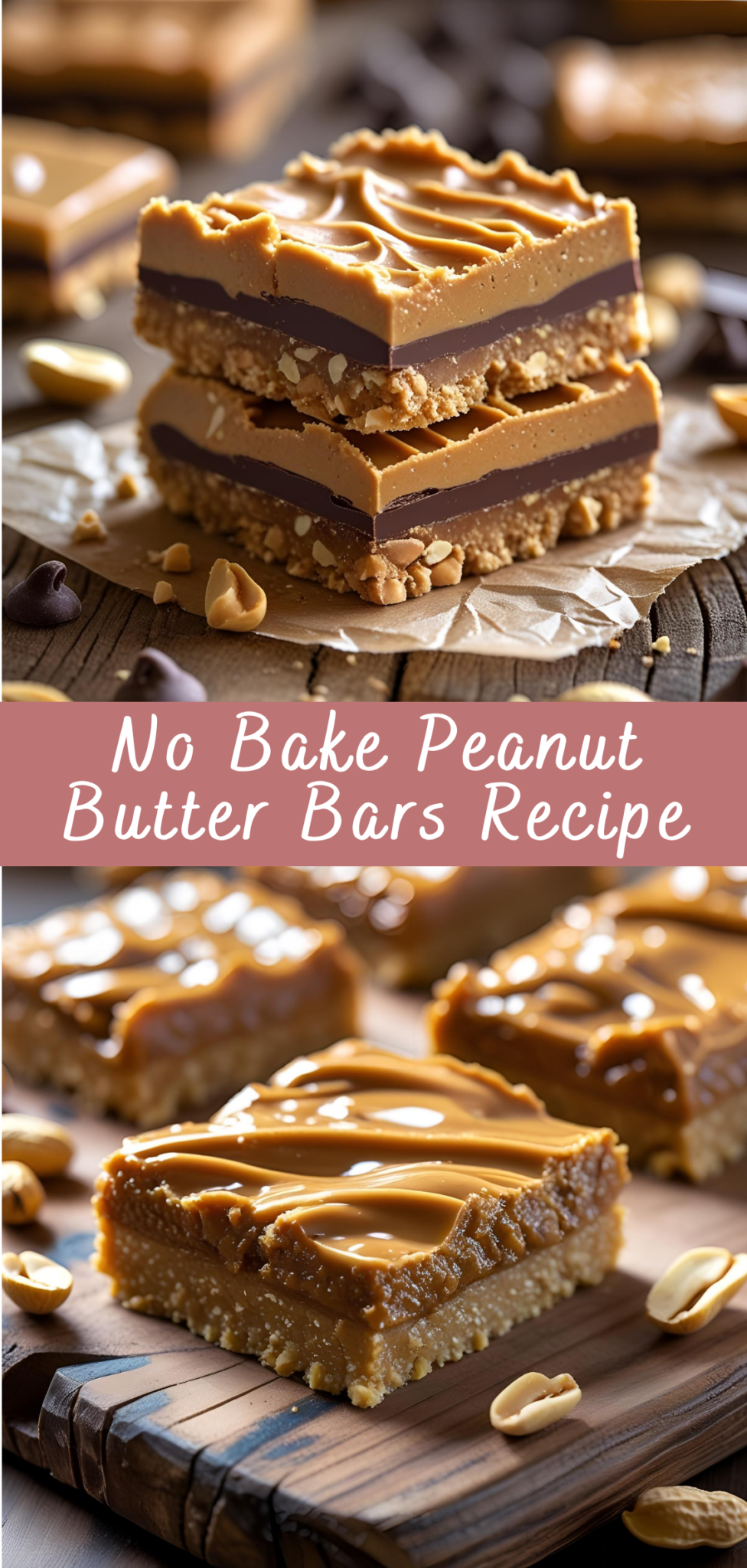 No Bake Peanut Butter Bars Recipe | Cheff Recipes