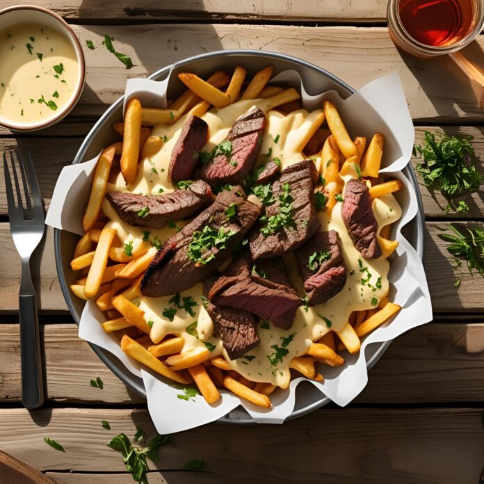 Philly Steak Cheese Fries Recipe
