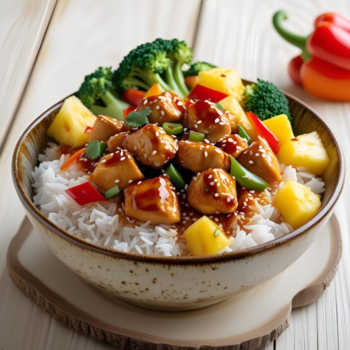 Pineapple Teriyaki Chicken Bowls Recipe