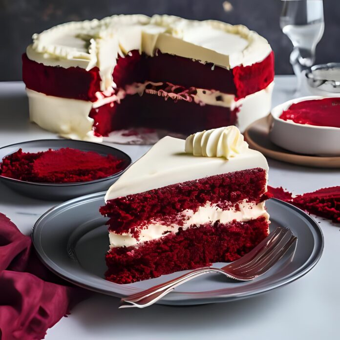Red Velvet Cake with Cream Cheese Recipe