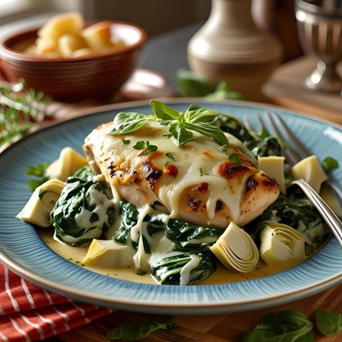 Spinach Artichoke Chicken Recipe
