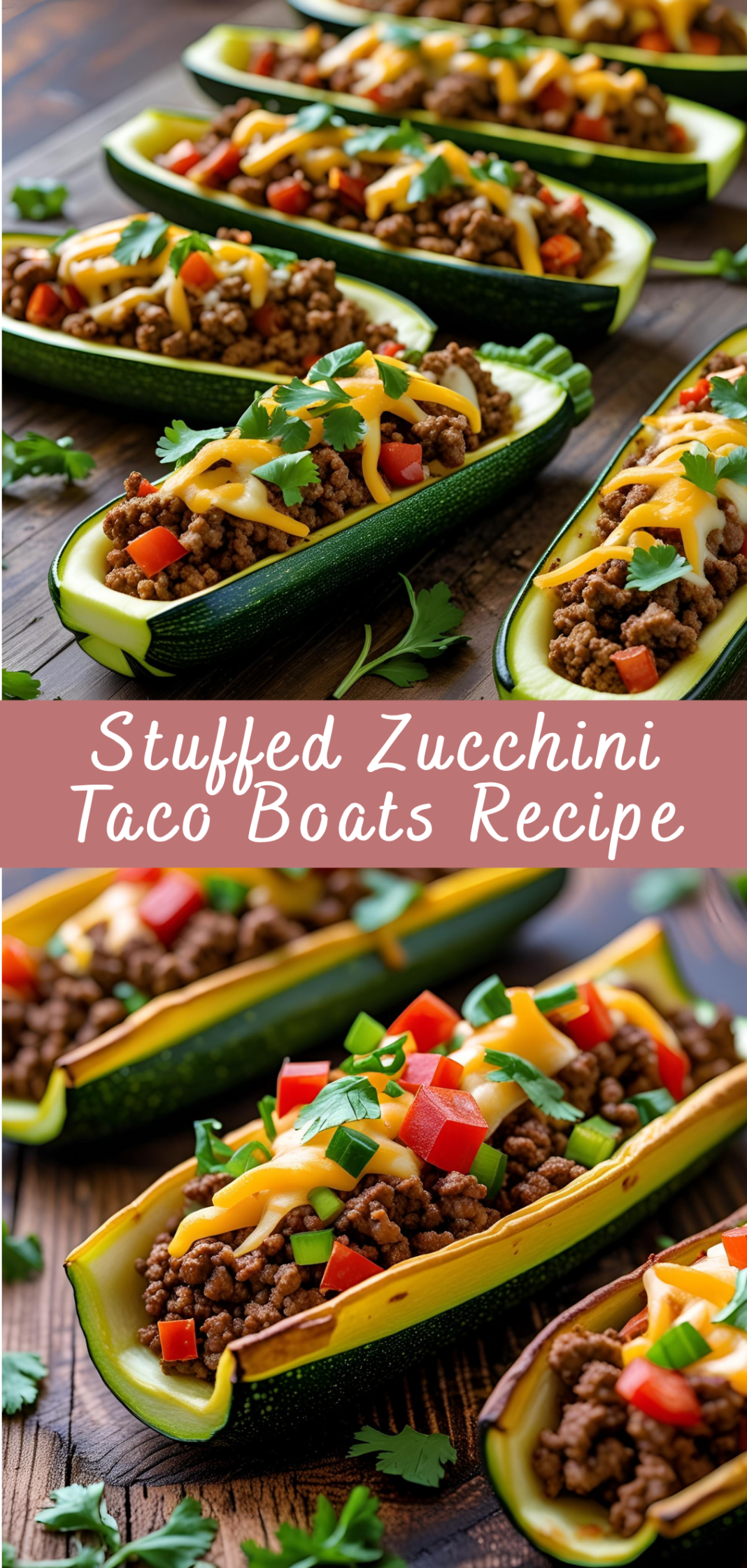 Stuffed Zucchini Taco Boats Recipe Cheff Recipes — free download