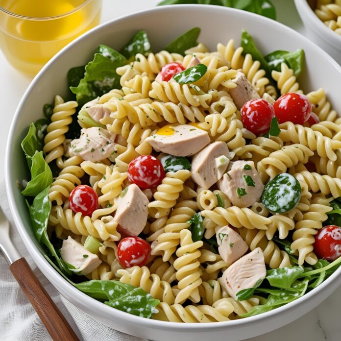 Summery Chicken Pasta Salad Recipe