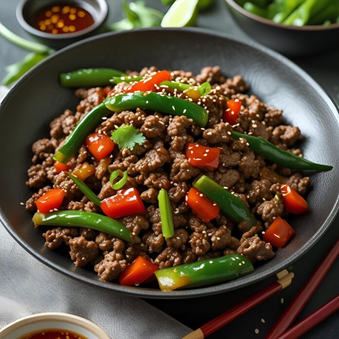 Teriyaki Ground Beef Stir-Fry Recipe