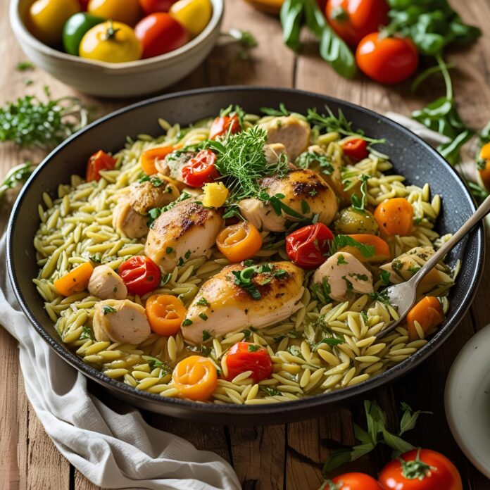 Tuscan Chicken Orzo Recipe