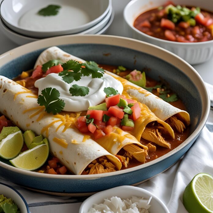 White Chicken Enchiladas Recipe