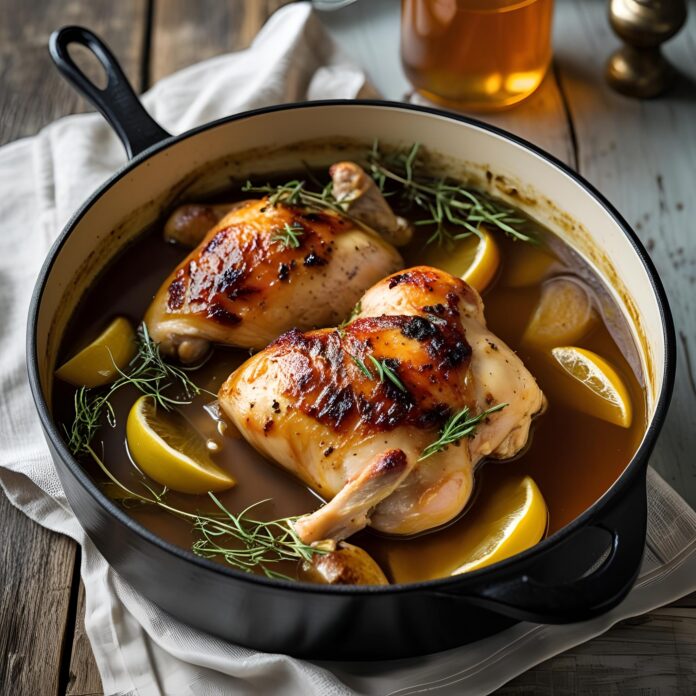 Apple Cider Vinegar Braised Chicken Recipe