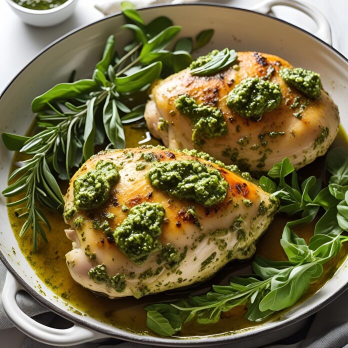 Baked Pesto Chicken Recipe