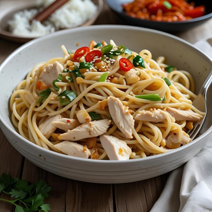 Bang Bang Chicken Pasta Recipe
