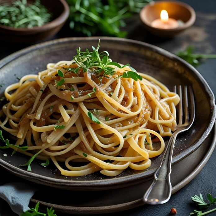 Caramelized Onion Pasta Recipe