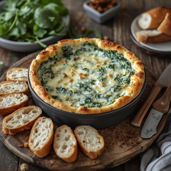 Cheesy Spinach Dip Recipe