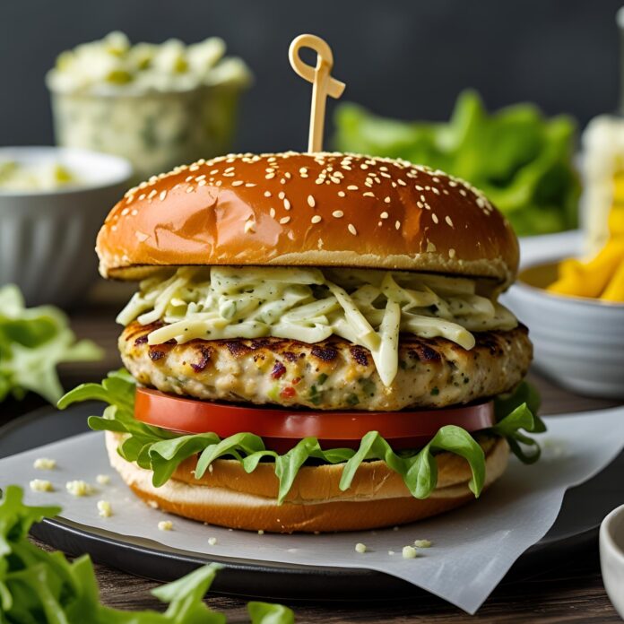 Chicken Caesar Burger Recipe