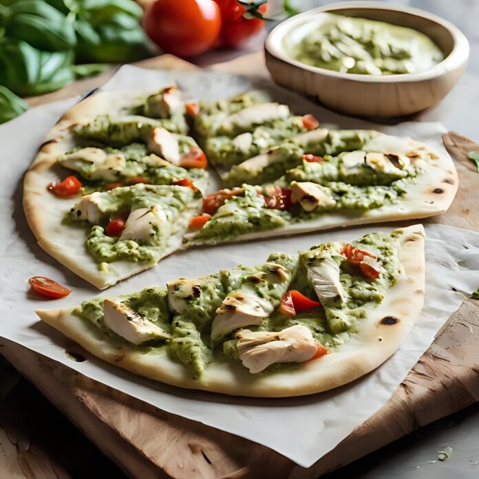 Chicken Pesto Flatbread Recipe