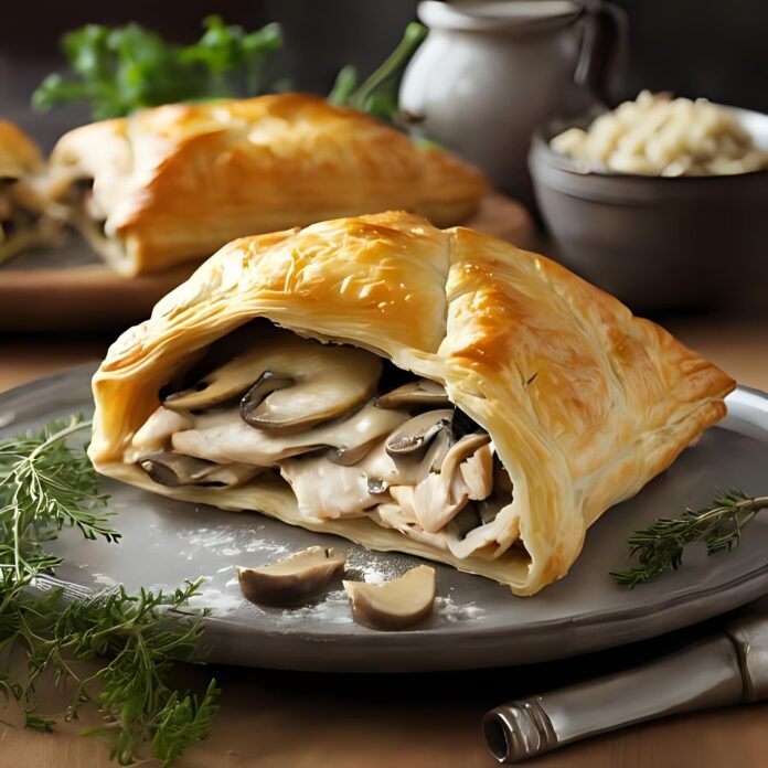 Chicken and Mushroom Puff Pastry Recipe