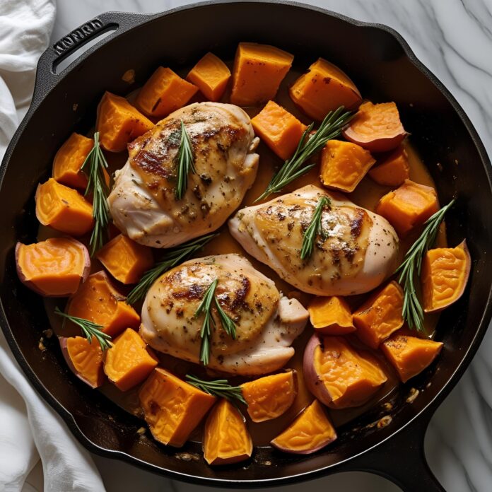 Chicken and Sweet Potato Skillet Recipe