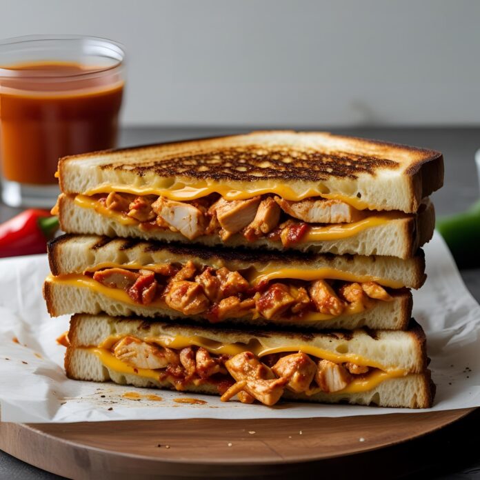 Chipotle Chicken Grilled Cheese Sandwich Recipe