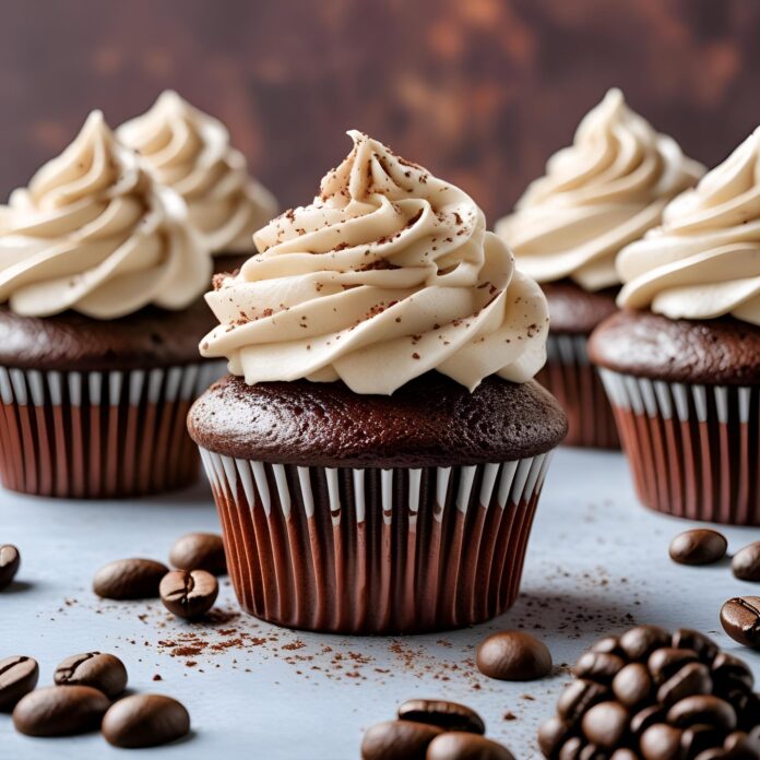 Chocolate Coffee Cream Cupcakes Recipe