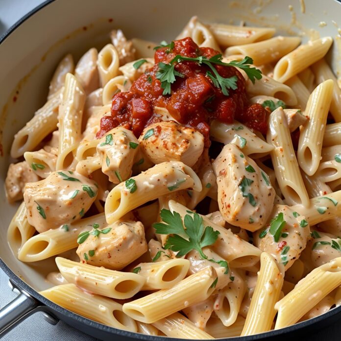 Creamy Cajun Chicken Penne Pasta Recipe