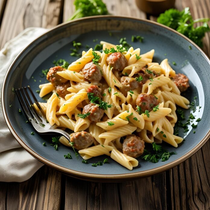 Creamy Cajun Sausage Pasta Recipe