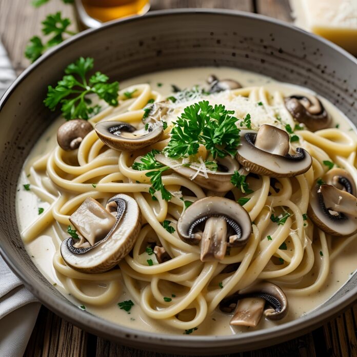 Creamy Oyster Mushroom Pasta Recipe