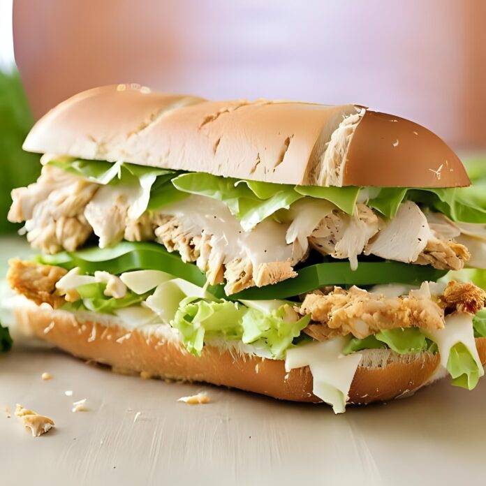 Crunchy Chicken Caesar Sandwich Recipe