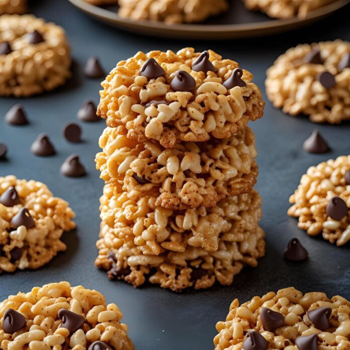 Crunchy Chocolate Chip Rice Krispie Cookies Recipe
