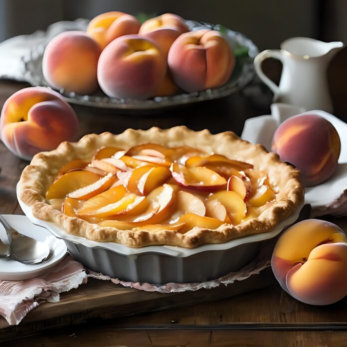 Custard Peach Pie Recipe