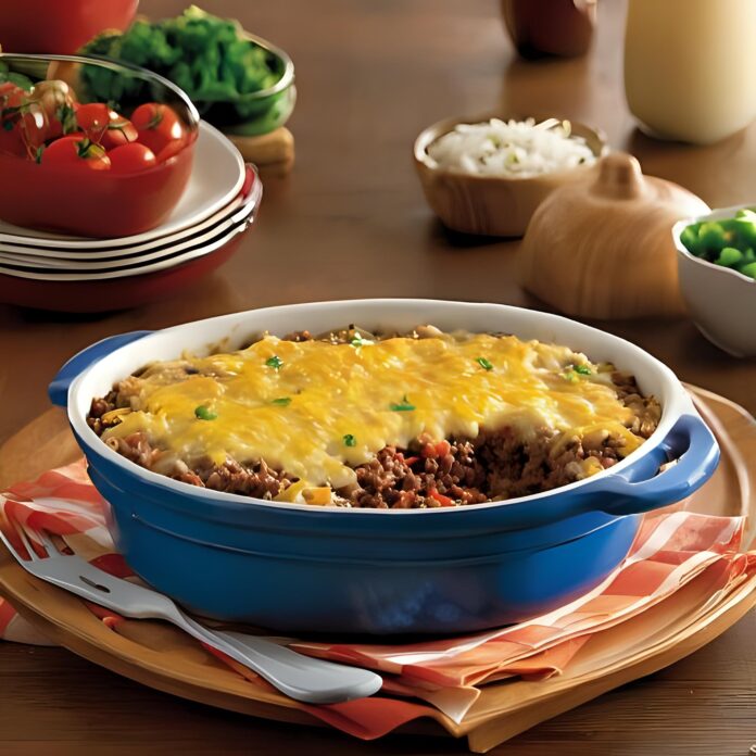 Ground Beef and Rice Casserole Recipe
