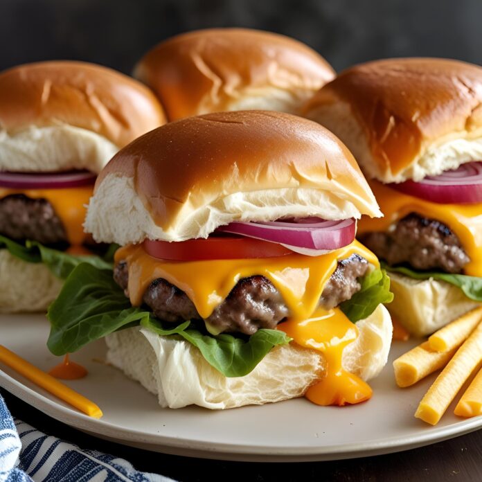 Hawaiian Roll Cheeseburger Sliders Recipe